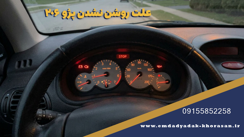 علت روشن نشدن پژو ۲۰۶ 1 علت روشن نشدن پژو ۲۰۶
